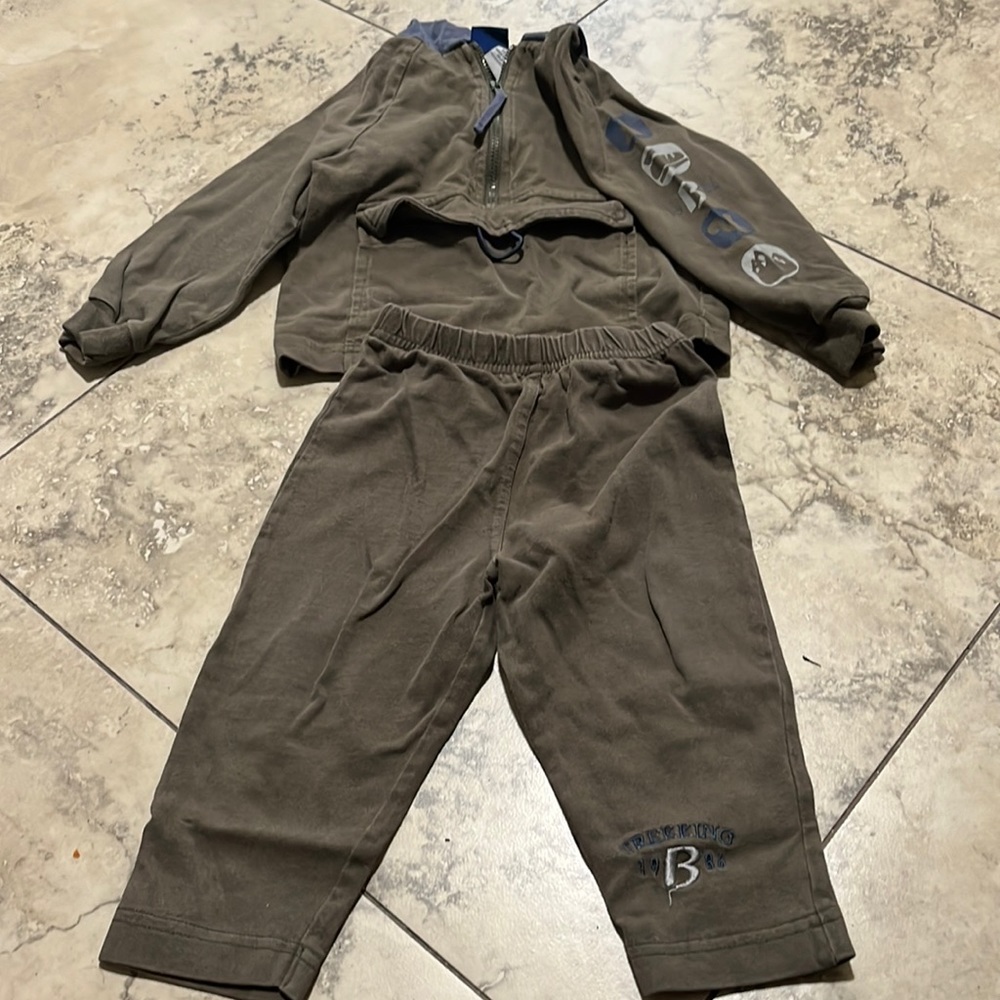 Baby sweater and matching pants